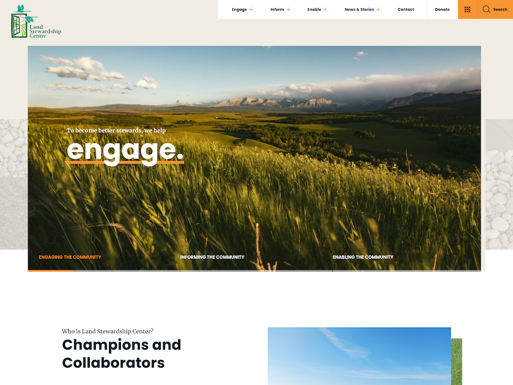 Land Stewardship Centre website screenshot